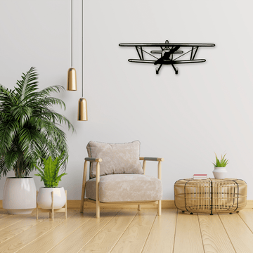 Aviation Elegance: Metal Airplane Wall Decor for High-Flying Style - MADADH