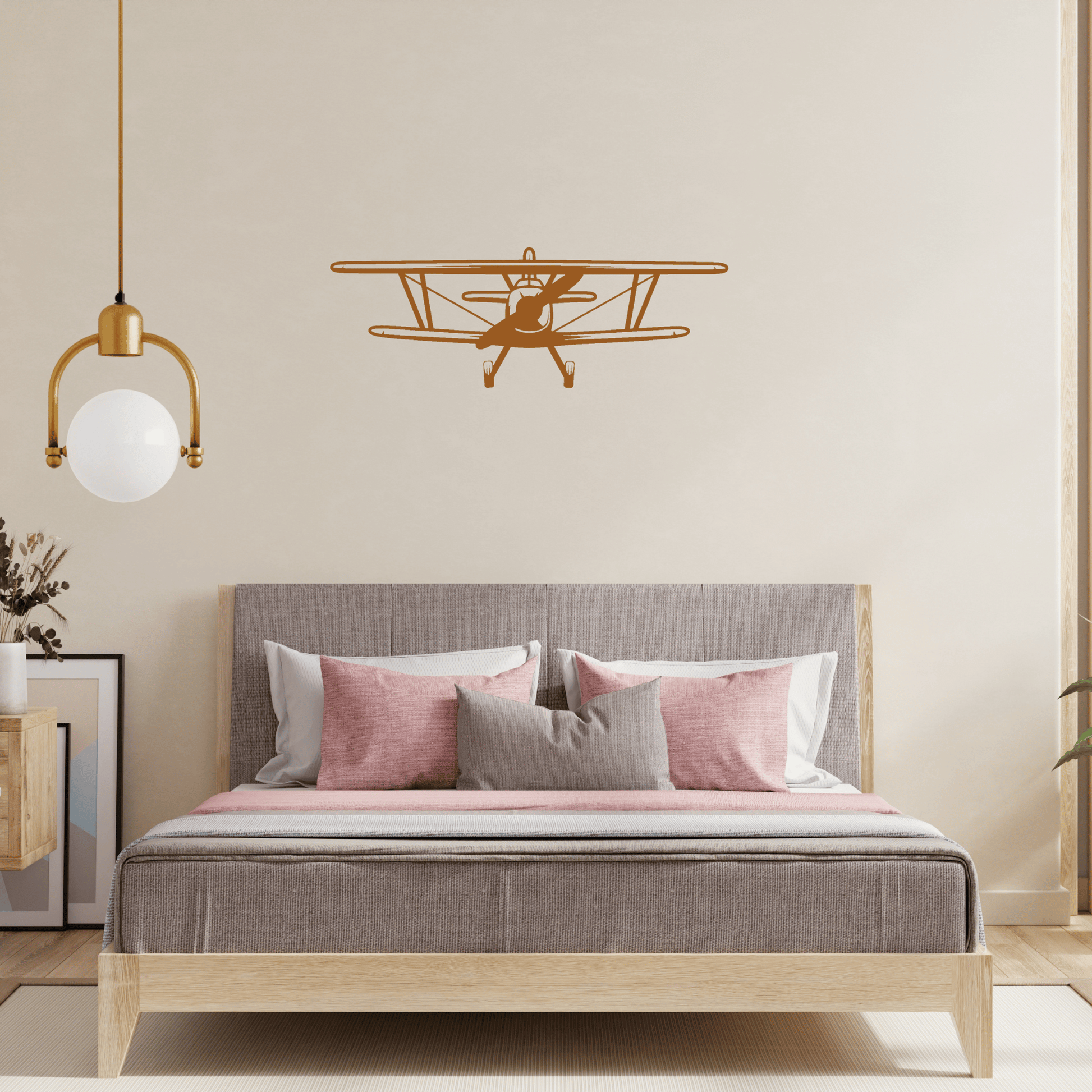 Aviation Elegance: Metal Airplane Wall Decor for High-Flying Style - MADADH