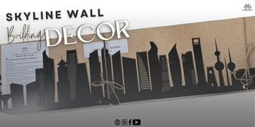 Elevate Your Space with MADADH's Skyline Building Wall Art