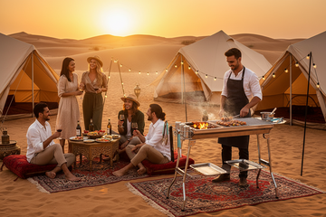 Outdoor Portable Folding BBQ Stainless Steel Grill