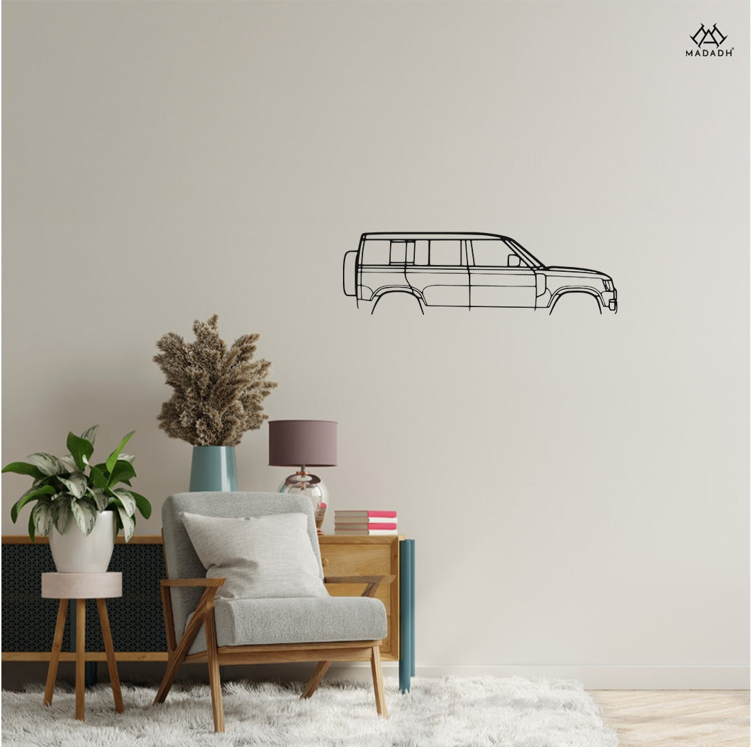 Land Rover Decoration Rugged Land Rover Defender Metal Wall Art – Premium Decor for Adventur