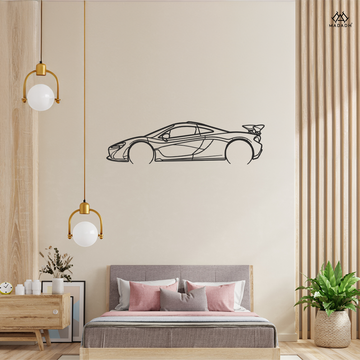 McLaren P1 Metal Wall Art - Exquisite Automotive Decor for Enthusiasts