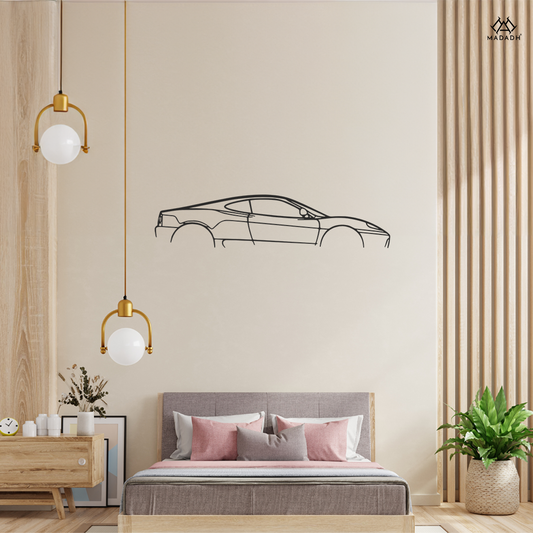 Ferrari 360 Modena Metal Wall Art - Premium Automotive Decor for Enthusiasts