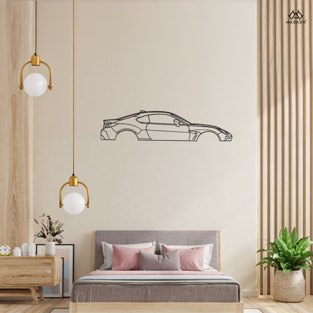 Toyota GR86 Metal Wall Art - Premium Madadh Decor for Enthusiasts