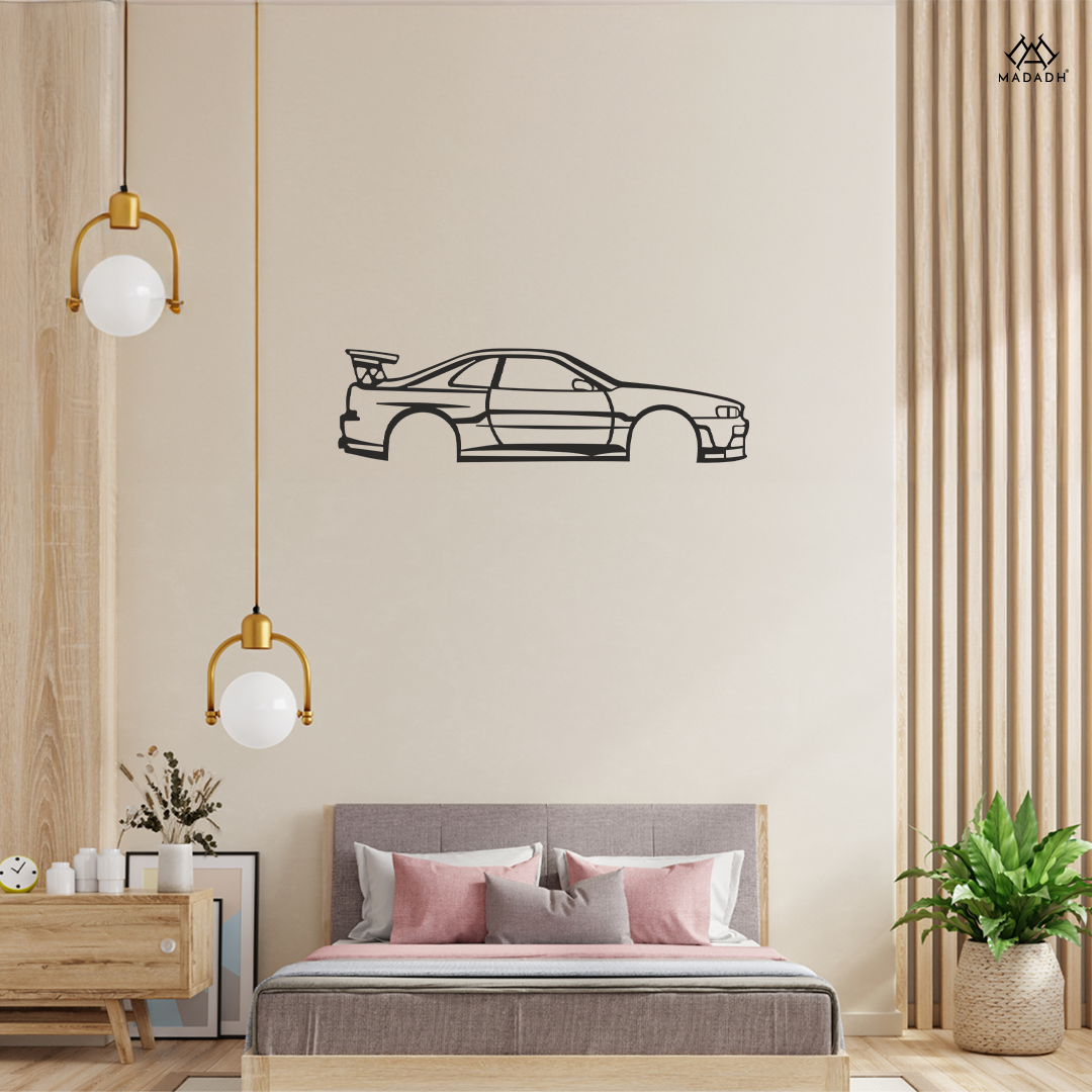 Nissan Skyline R34 Metal Decor - Automotive Excellence Collection