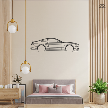 Ford Mustang GT 2013 Metal Wall Art - Iconic Metal Car Wall Decor