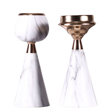 Modern Simple Table Model Home Living Room Marble Candle Holder Decoration