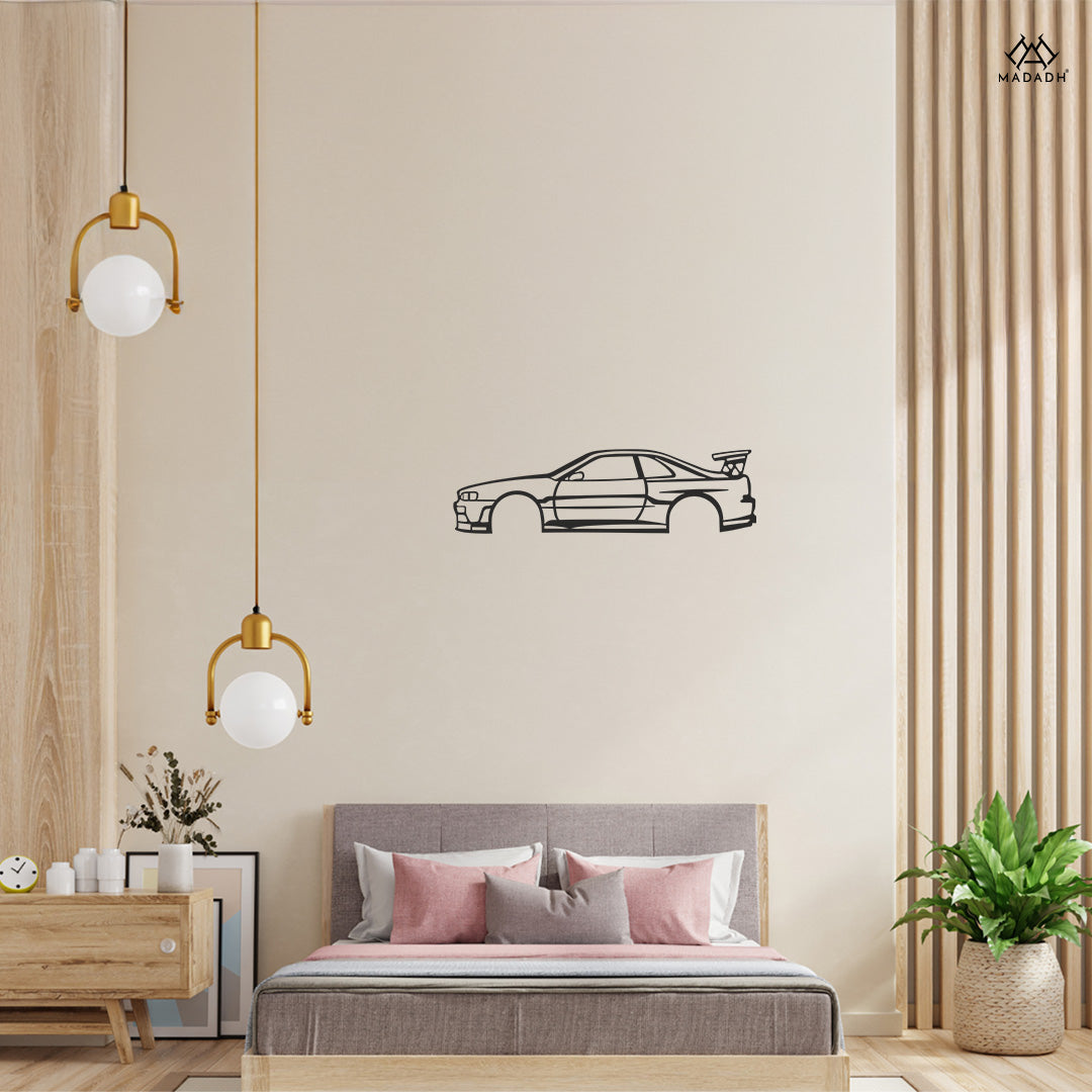 Madadh Richey Nissan Skyline R34 Metal Decor - Automotive Excellence Collection