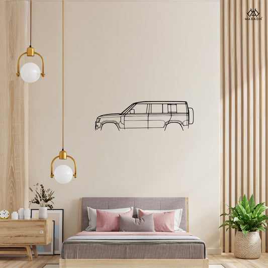 Rugged Land Rover Defender Metal Wall Art – Premium Decor for Adventure Enthusiasts