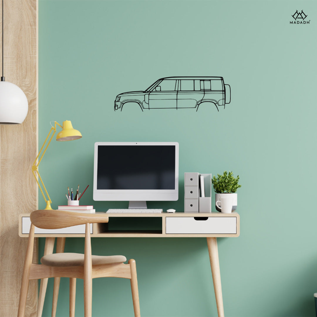 Land Rover Decoration Rugged Land Rover Defender Metal Wall Art – Premium Decor for Adventur