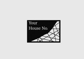 Metal House Number Box
