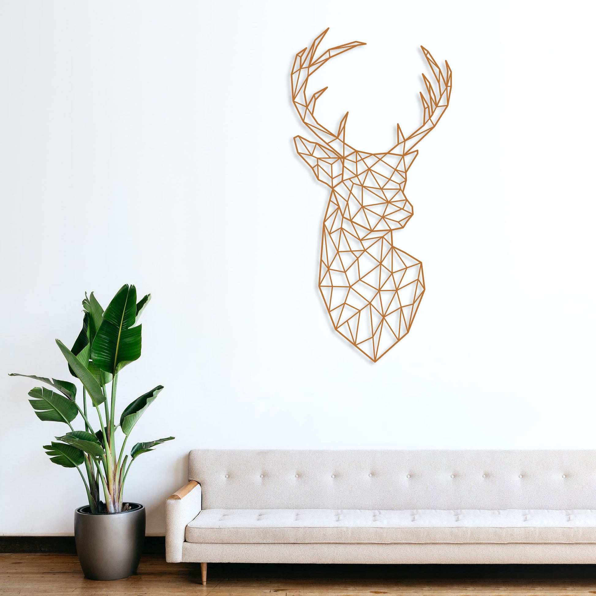 Scandinavian Deer Wall Art - MADADHKWT