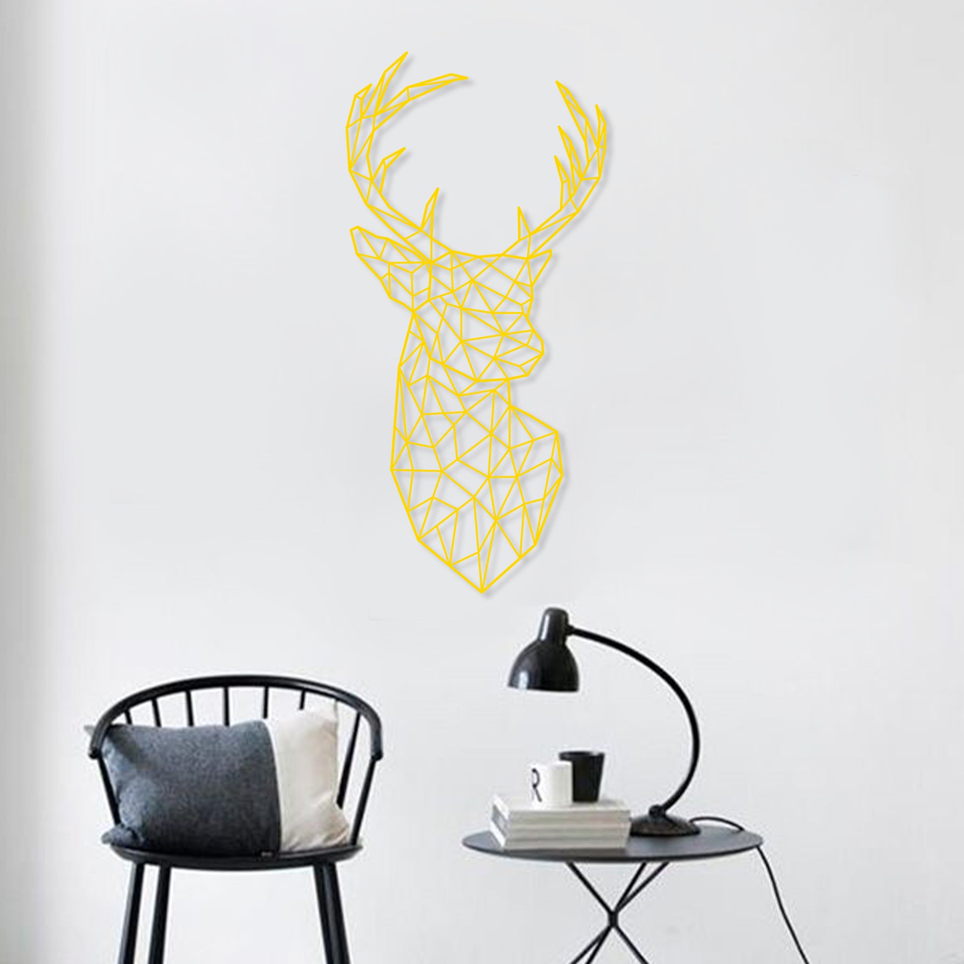 Scandinavian Deer Wall Art - MADADHKWT