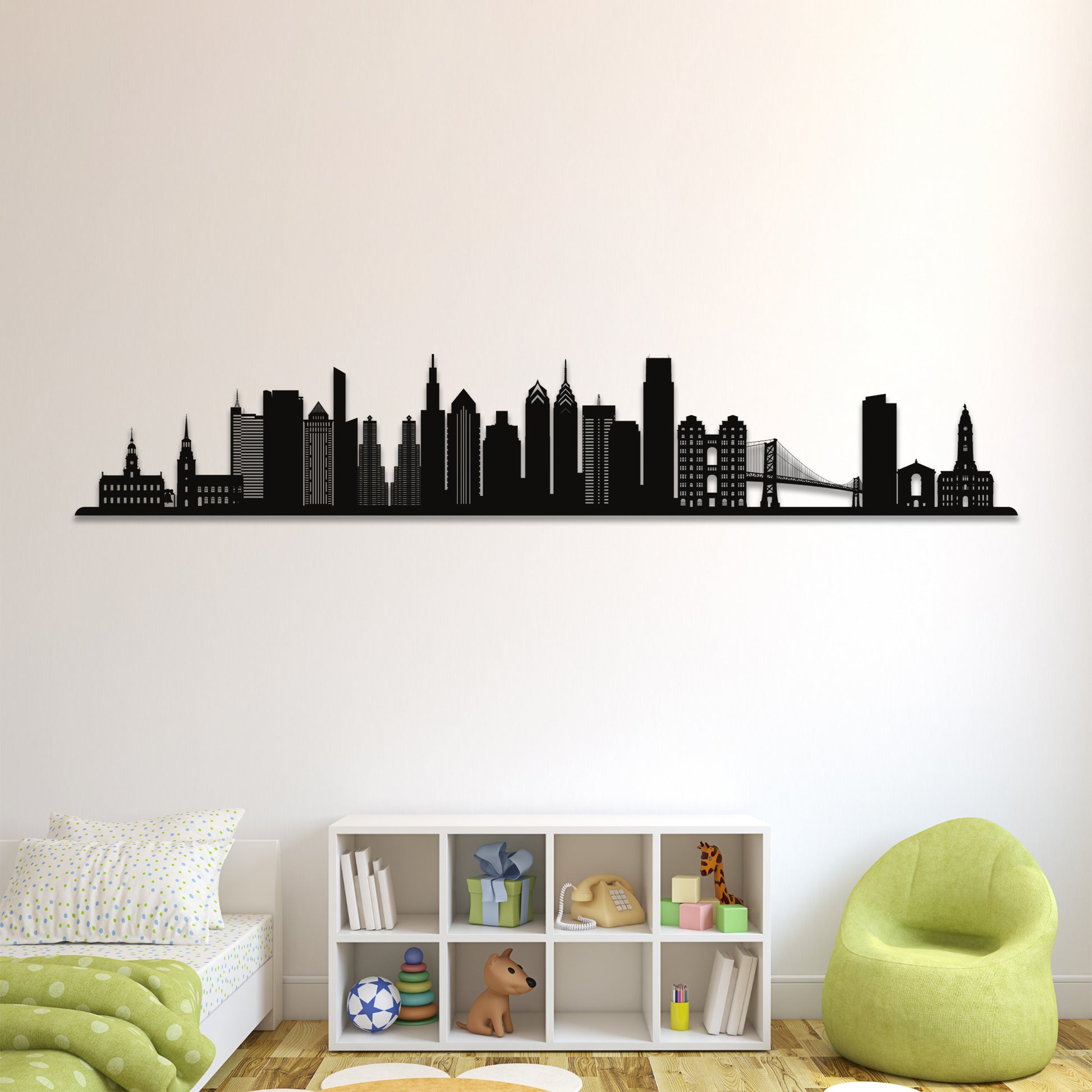 New York Downtown Skyline Wall Art | Metal Design - MADADHKWT