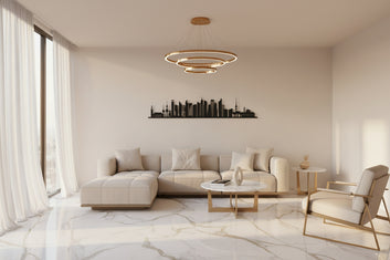 Kuwait Skyline Decorative Wall Art Design - MADADHKWT