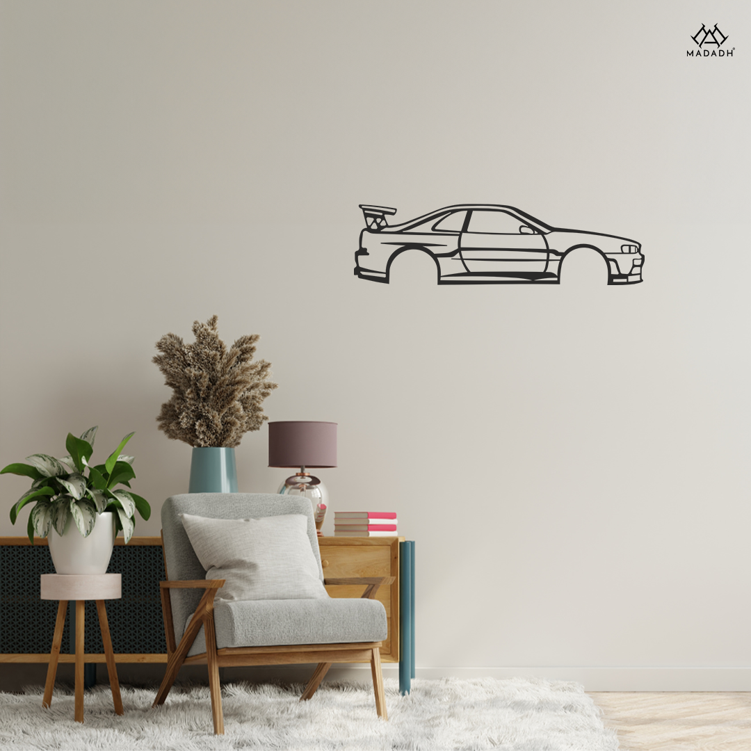 Madadh Richey Nissan Skyline R34 Metal Decor - Automotive Excellence Collection
