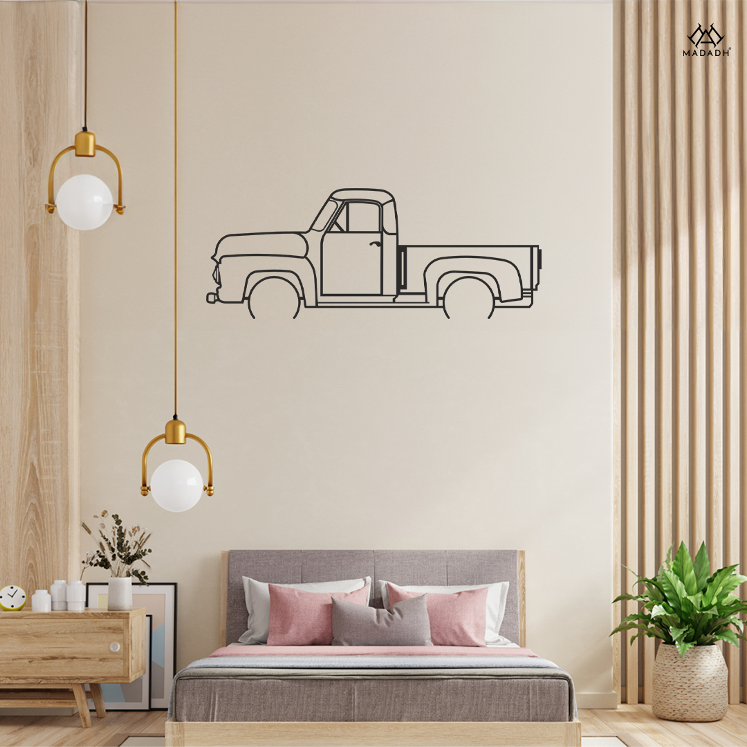 Rustic Charm: Metal Old Truck Wall Art Collection for Vintage Decor - MADADH