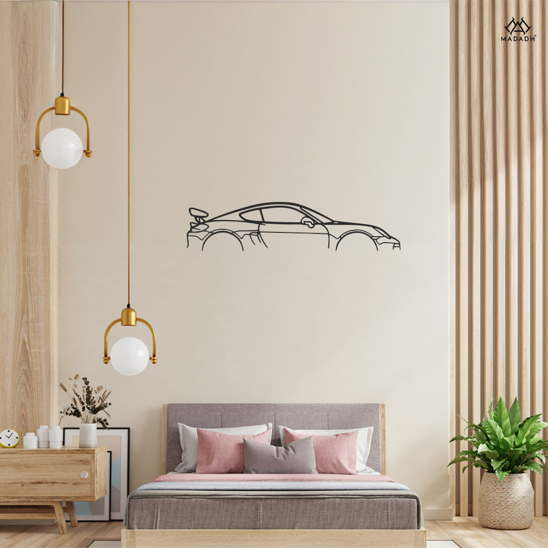 Sleek Porsche 356 Speedster Metal Artwork – Perfect for Car Lovers