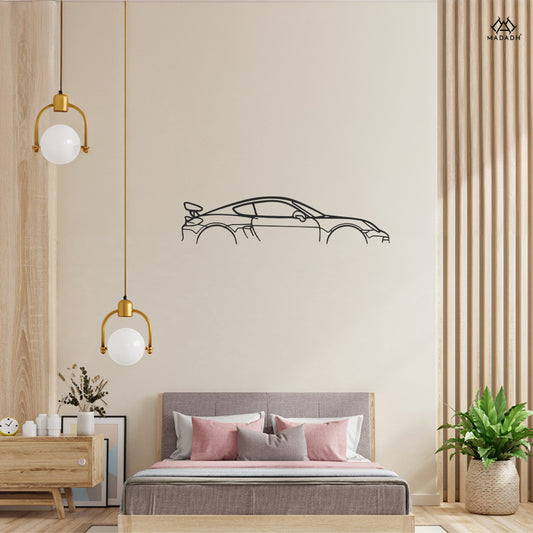 Sleek Porsche 356 Speedster Metal Artwork – Perfect for Car Lovers