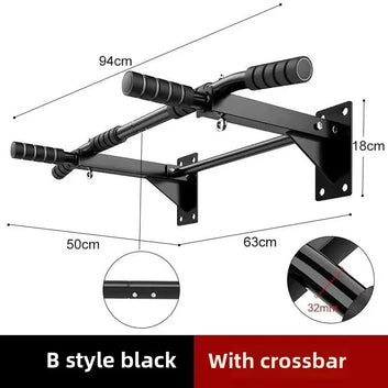 2025Multifunctional Indoor Horizontal Bars Pull-up Household Wall Fixed Wall Punched Horizontal Bars Fitness Equipment Adult