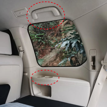 Aluminum Trunk Side Window Molle Panel Cargo Storage Organizer Racks Fit for Toyota Land Cruiser LC200 J200 2008-2021 7 Seat