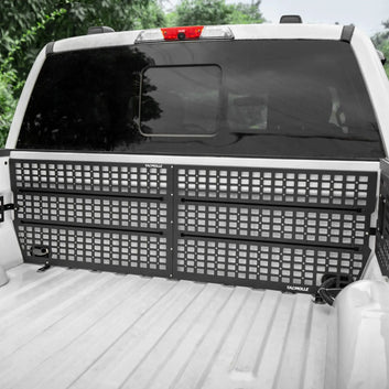 Truck Bed Cab Wall MOLLE Panel for Ford F-150 & Raptor 2015-2024 Pickup Truck Bed Rack Organizer Tactical Storage Modular Panel
