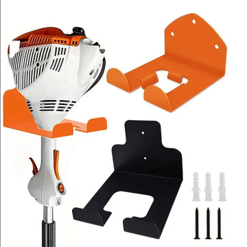 Garage Organizer Trimmer Rack Garden Power Tool Hanger Weed Whackers Holder Wall Mounted For Grass Trimmer Hedge Garden Tools