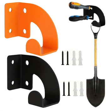 Heavy Duty Metal Chainsaw Wall Mount Hanger,Workshop Tool Storage Rack,Hanging Holder For Garden Trimmers,Lawn Mower&Hedge Shear