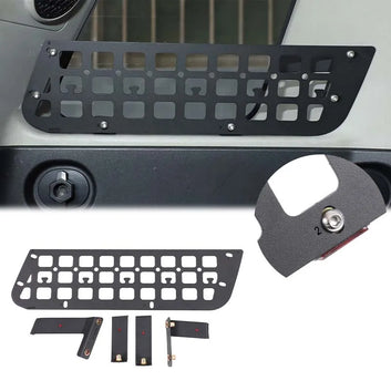 Aluminum Alloy Car Trunk Side Window Molle Panels Storage Rack Bracket For Toyota FJ Cruiser 2007-2021 Organizer Accessories