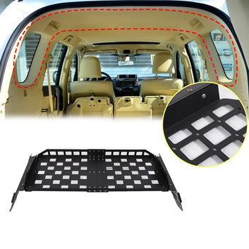 Toyota Land Cruiser Prado 2010-2023  Car Rear Trunk Roof Luggage Storage Rack Expansion Organizer Shelf Interior Accessories