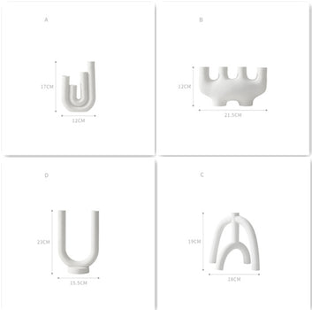 Simple and Creative Ceramic Green Candle Holder