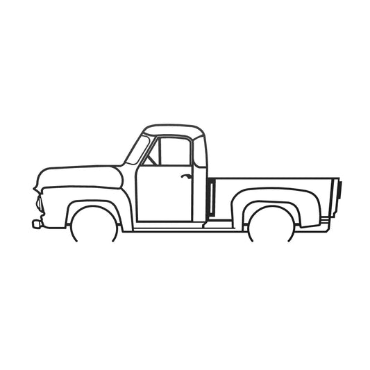 Rustic Charm: Metal Old Truck Wall Art Collection for Vintage Décor