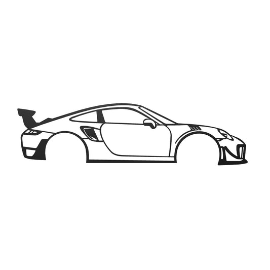 Impress with Porsche 911 GT2 Metal Wall Art - Shop Now!