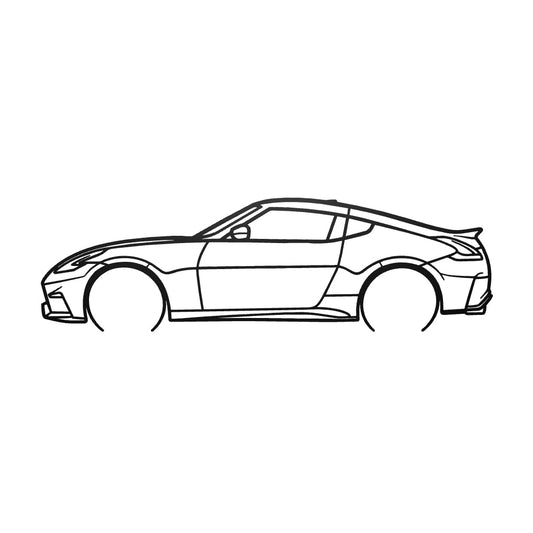 Nissan 350Z Metal Wall Art - Premium Madadh Automotive Decor for Enthusiasts